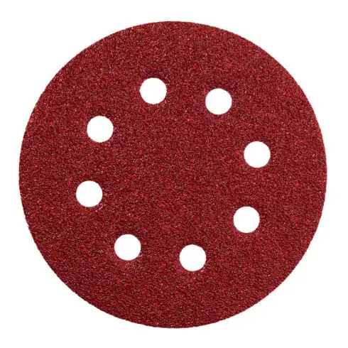 25 feuilles abrasives auto-agrippantes, 125 mm, assortiment, bois+métal, série « professional », pour ponceuse excentrique, corindon brun metabo