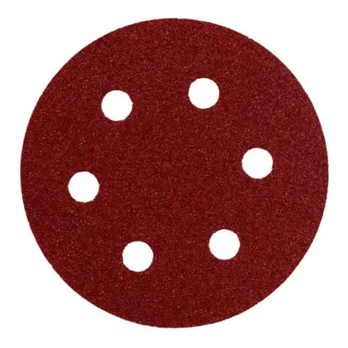 25 feuilles abrasives auto-agrippantes, 80 mm, assortiment, bois+métal, série « professional », pour ponceuse excentrique, corindon brun metabo
