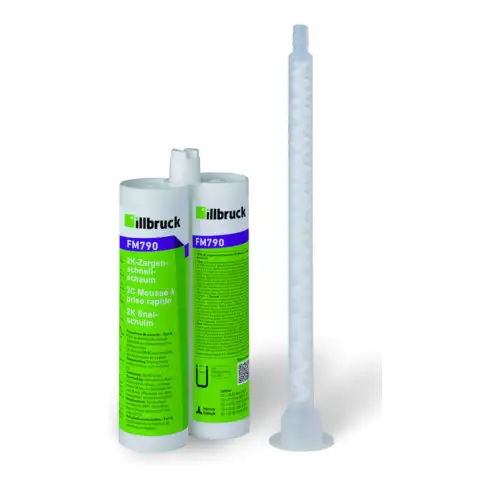 2K-Zargenschnellschaum FM790 210 ml B2 beige Doppelkartusche ILLBRUCK