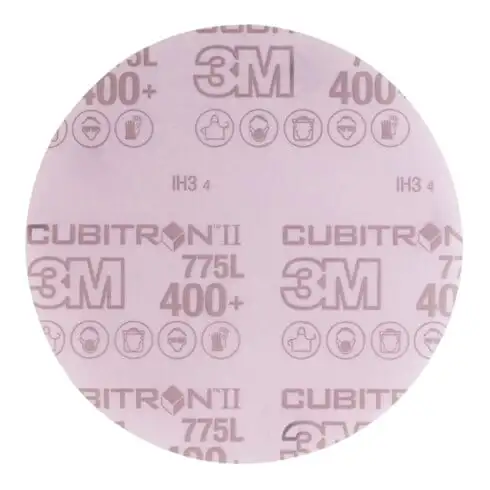 3M Disque abrasif adhésif (CER) Hookit 775L Non perforé,-⌀ 150 mm, Grain: 240