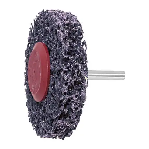 3M Disque de nettoyage grossier avec tige (SiC), XT-ZS,⌀ disque: 75 mm