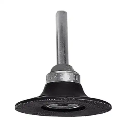 3M ROLOC Plateau-support en caoutchouc,⌀ tige 6 mm doux,⌀ ext.: 75 mm