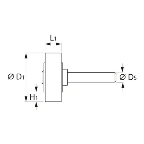 3M SCOTCH-BRITE Bristle-Brush Type C⌀ 25 mm jeu de 24 pièces,⌀ tige 3 mm, RB-ZB, Grain: 50