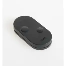 Transmetteur 2 canaux double fréquence code fixe noir