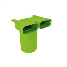 Xcmv 60x130x125 - coude mixte vertical 60x130x125 clip & go avec bouchon