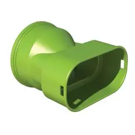 Xac60x130 - adaptateur caisson pour reseaux clip & go section 60x130