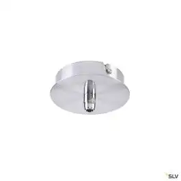 FITU, patère, intérieure, 1 passe-fil, ronde, chrome