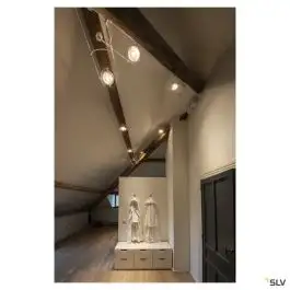 TENSEO, support mural 10 cm, intérieur, pour câble tendu T.B.T, blanc, 2 pièces