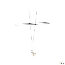 ASMARA, spot pour câble tendu, MR16, 60cm, noir