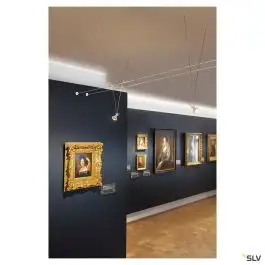 TENSEO, support mural 3 cm, intérieur, pour câble tendu T.B.T, blanc, 2 pièces