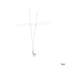 ASMARA, spot pour câble tendu, MR16, 60cm, blanc