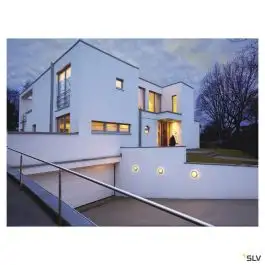 BULAN, applique et plafonnier extérieur, gris, E14/C35, 60W max, IP44