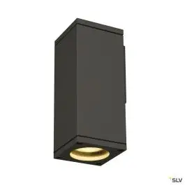THEO, applique extérieure, anthracite, GU10/QPAR51, 35W max, IP44