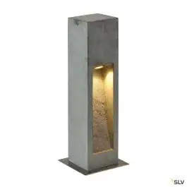 ARROCK STONE 50, borne extérieure, gris, LED, 9W, 3000K, IP55, basalte, inox 304