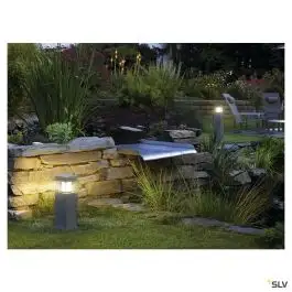 ARROCK GRANITE 70, borne, granit, poivre & sel, E27, max. 15W