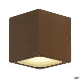SITRA CUBE, applique extérieure, rouille, GX53/TCR-TSE, 2x 9W max, IP44