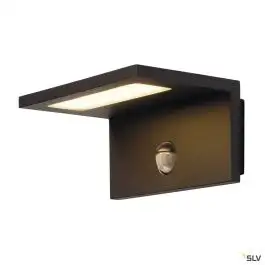 ANGOLUX S, applique avec détecteur, anthracite, LED 9,8W 3000K, IP44