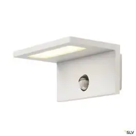 ANGOLUX S, applique avec détecteur, blanc, LED 9,8W 3000K, IP44