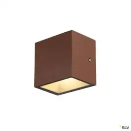 SITRA CUBE, applique extérieure, rouille, LED, 10W, 3000K, IP44