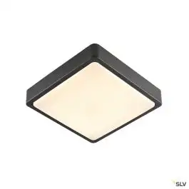 AINOS SENSOR, applique plafonnier ext carré anthr LED 18W 3000K/4000K détecteur
