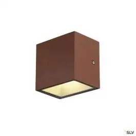 SITRA CUBE, applique ext, S, simple rouille LED 6,2W 3000K/4000K IP44 CCT Switch