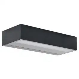 Alis up - applique ext. led intég. 7w cct, corps noir, monodirectionnel