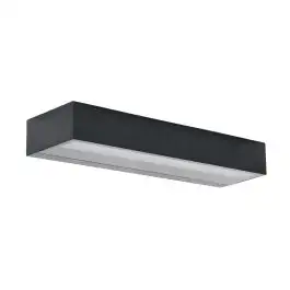 Alis up/down - applique ext. led intég. 13w cct, corps noir, bidirectionnel