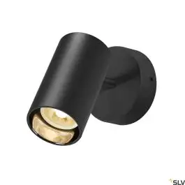 ASTO TUBE, applique et plafonnier, cylindrique, GU10, 1x max. 10 W, noir