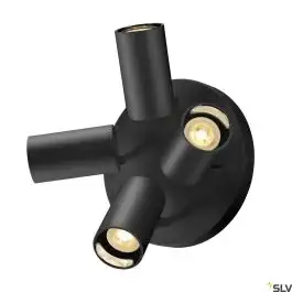 ASTO TUBE, plafonnier, cylindrique, GU10, 4x max. 10 W, noir