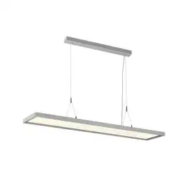 WORKLIGHT, suspension, intérieur, argent, LED, 57 W, 240V, 4000K, IP 20, UGR19