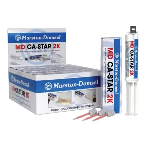 Adhésif 2K Adhésif 10g à base de cyanoacrylate Bois, Papier, Textiles CA-Star