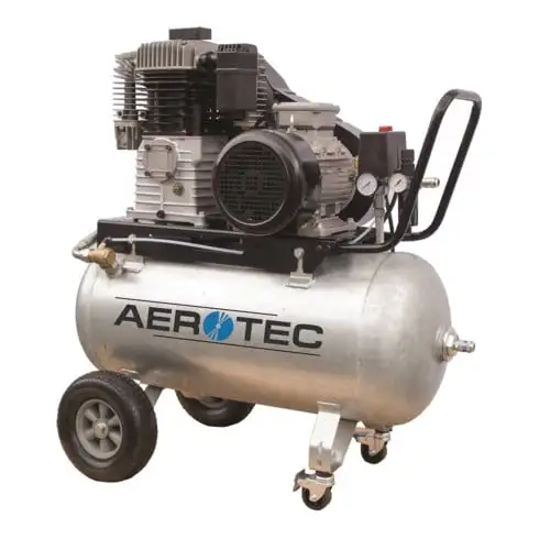 Aerotec 780-90 Z PRO - 400 Volt galvanisé Compresseur lubrifié