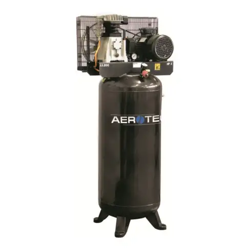 Aerotec Compresseur d'air à piston compact 2 cylindres verticaux 400 V