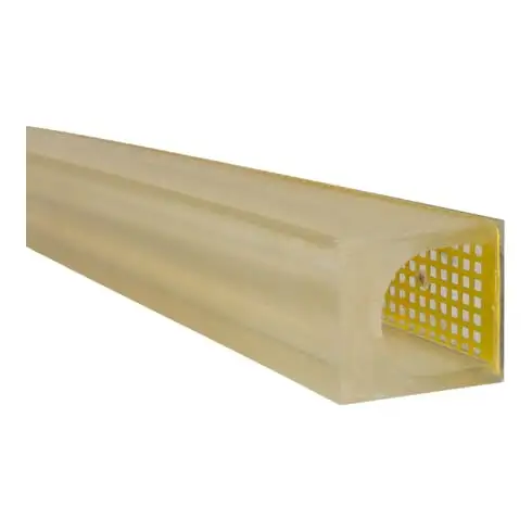 Aile de rampe Moravia MORION 100 x 80 mm longueur 1000 mm avec tôle perforée en fonte d'acier