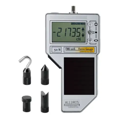 Alluris Capteur de force numérique FMI-S10 (solaire), Plage de mesure: 100 N
