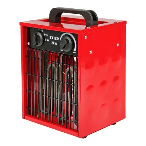Appareil de chauffage électrique STIER Basic 2,0 kW 150 m³/h