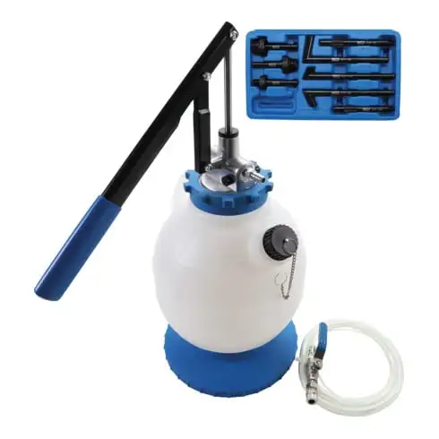 BGS Appareil de remplissage de boite de vitesse avec pompe main avec 8 adaptateurs 7 l