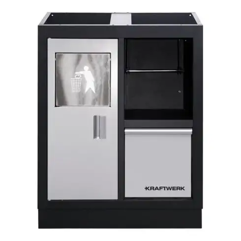 Armoire de base de la centrale électrique avec poubelle/porte-papier