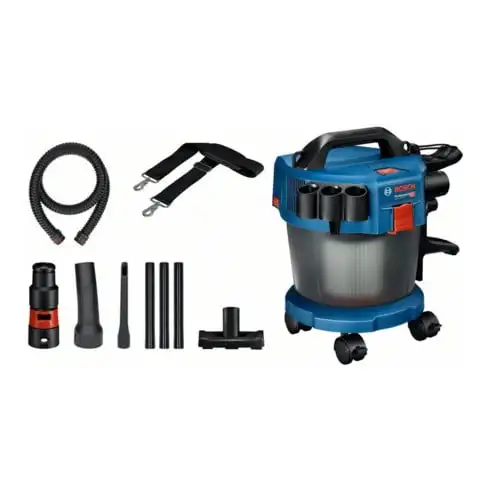 Aspirateur sans fil Bosch GAS 18V-10 L version Solo avec adaptateur pour outil électrique