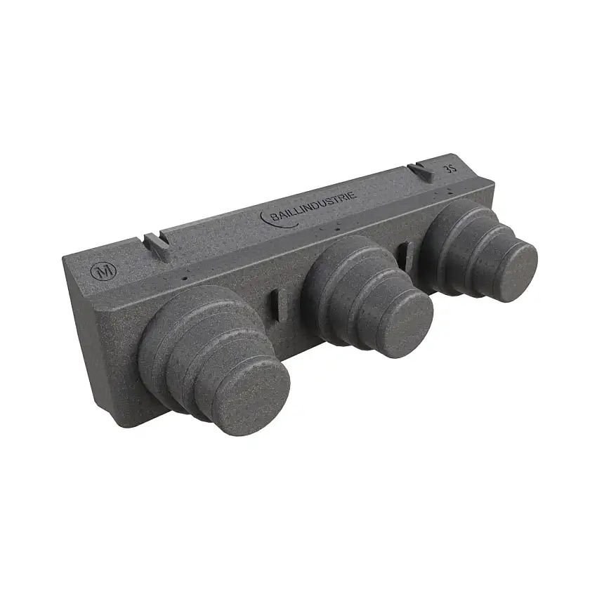 Baillindustrie - Plénum universel prêt à poser 4 sorties - 4S