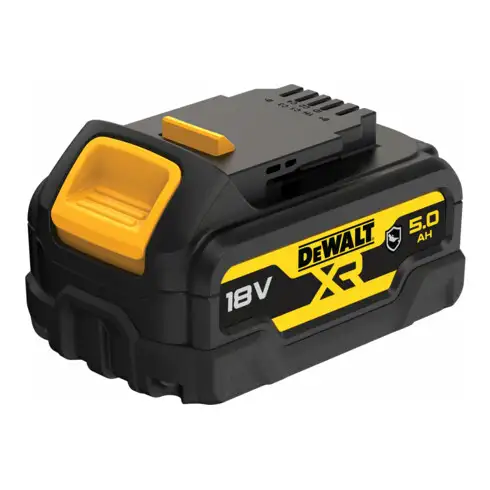 Batterie de rechange DEWALT 18 volts / 5 Ah XR avec protection spéciale du boîtier contre les acides et les produits chimiques DCB184G-XJ