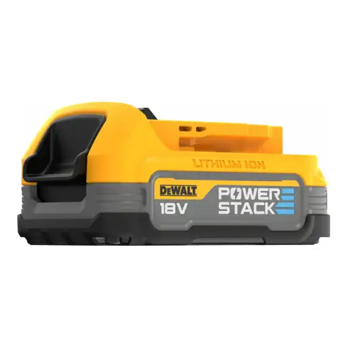 Batterie de rechange DEWALT 18V XR Powerstack, 1,7 Ah avec technologie de batterie Pouch DCBP034-XJ