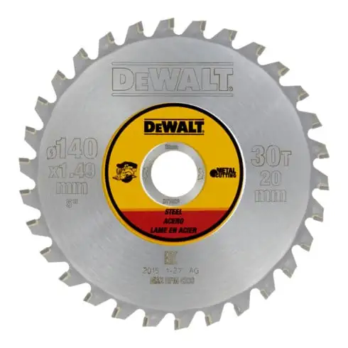 Batterie de scie circulaire DEWALT 140/20 mm 30TFZ DT1923-QZ