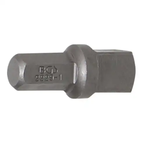 Adaptateur à cliquet pour embouts BGS, 8 mm (5/16") - mâle 10 mm (3/8") 30 mm