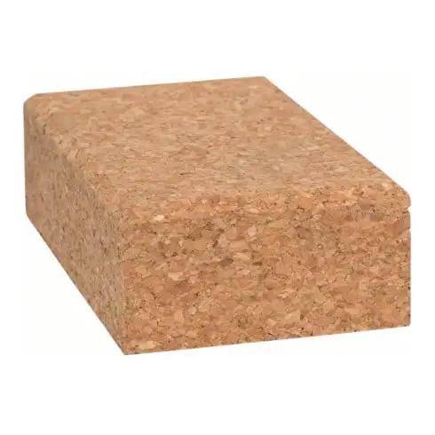 Bloc à poncer, Bosch longueur x largeur : 80 x 120 mm en liège, petit format