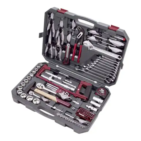 Boîte à outils Kraftwerk, Basic, 1/4"+1/2", 115 pièces.