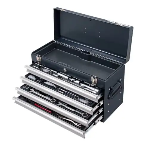 Boîte à outils Kraftwerk Basic-Line, 1/4" + 1/2", 100 pcs.