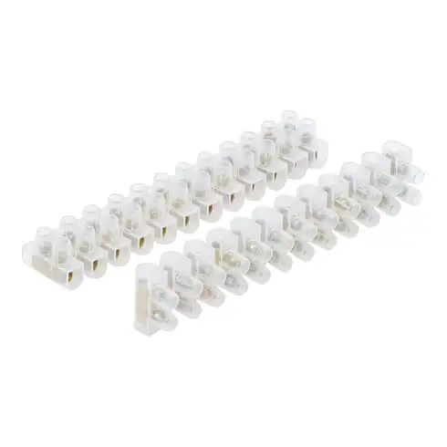 Borniers 4,0 mm² 6 Amp. 2 pièces bloc de 12 BGS Do it yourself