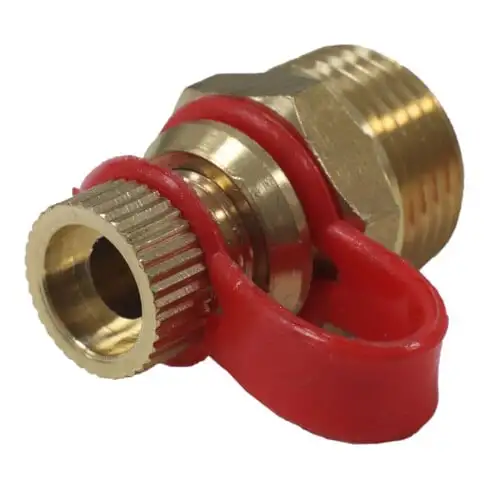 Bouchon de purge de condensat STIER pour compresseurs LKT 200-8-24 sans huile, LKT 240-8-24 et LKT 880-10-90