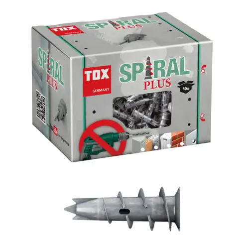 Bouchon en placoplâtre TOX Spiral Plus 37